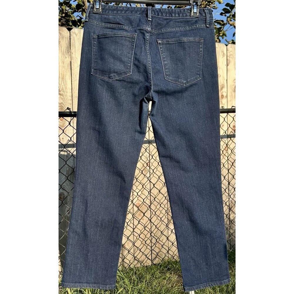 GAP 1969 Real Straight Jeans Women's 30 Resin Rinse Midrise Straight Denim‎ I-26